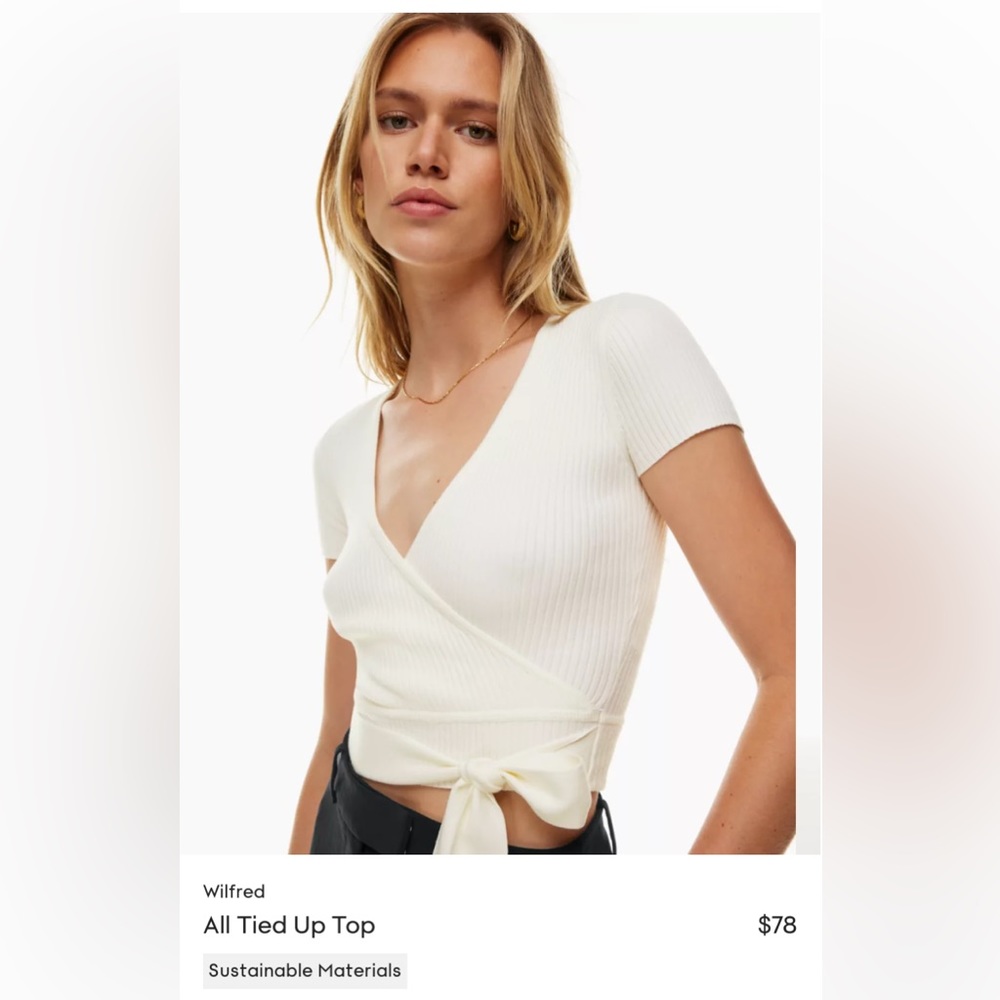 Tied Top (Color Pale Yellow)